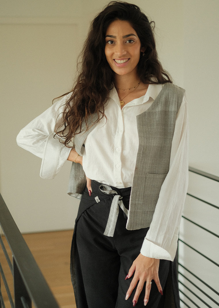 Anne-Marie Blanc et Gris - Aune _ Boutique officielle