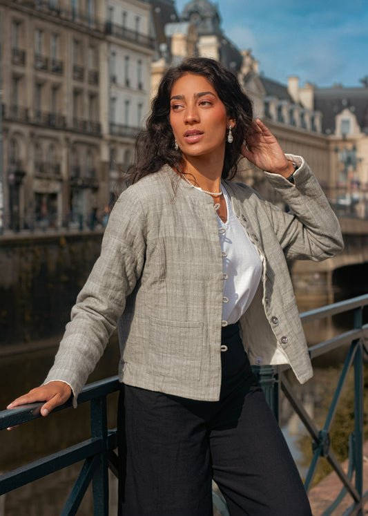 Raymonde Blanche et Grise - Aune _ Boutique officielle