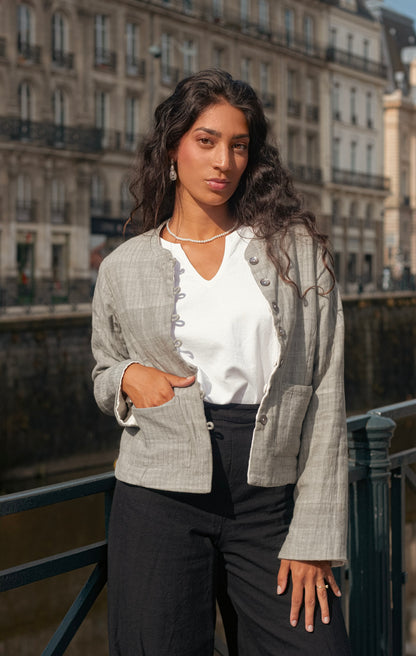 Raymonde Blanche et Grise - Aune _ Boutique officielle