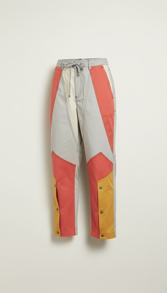pantalon plissé popeline modulaire